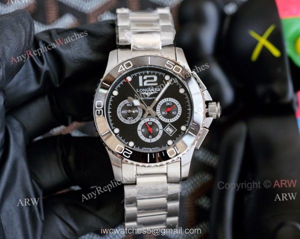 High Quality Replica Longines Hydroconquest 41mm Blue Face Stainless Steel Watch For Men 2