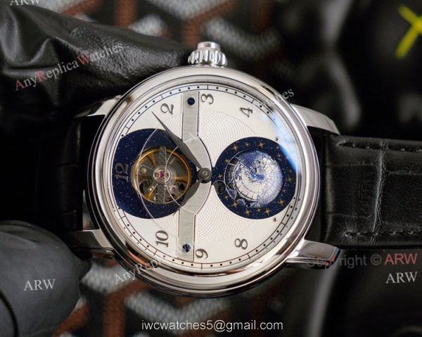 White Face Montblanc Tourbillon Geosphere Watch Replica For Men Size 42mm 2