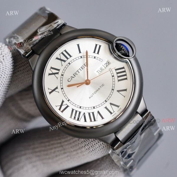 All Rose Gold Cartier Santos XL Automatic Replica Watch 42mm 2