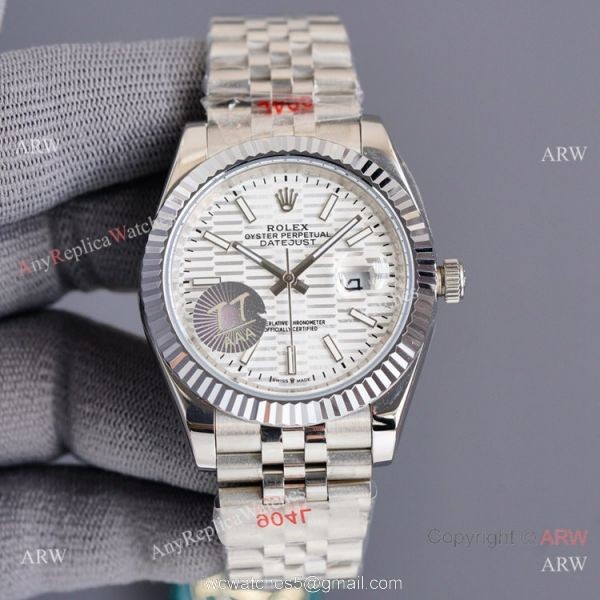 2021 New! Swiss Quality Rolex Datejust 41 Watch Blue Motif Dial Jubilee Strap Citizen 8215 Movement 2
