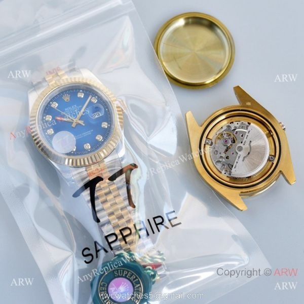 Swiss Quality Rolex Datejust II 41 Citizen 8215 Watch Bucherer Blue Jubilee Strap 2