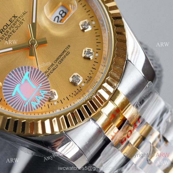 Swiss Quality Rolex Datejust ii Citizen 8215 Watch Two Tone Jubilee Diamond 2