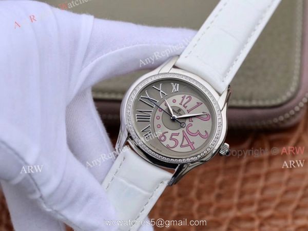 Swiss Quality Replica Audemars Piguet Millenary Stainless Steel Diamond Watch 2