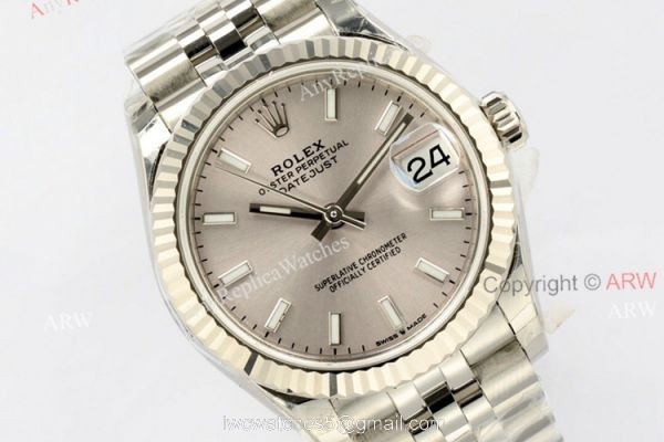 1:1New 31mm Rolex Watch For Sale EW Factory Rolex Datejust Silver Face Watch 2