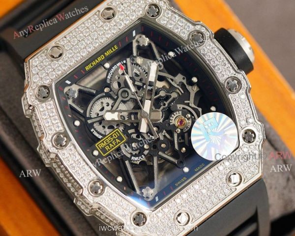 (RM Factory) Richard Mille RM 35-01 Rafa Diamond Watch Replica 2