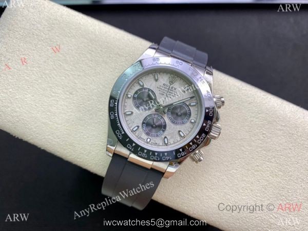 AAA Replica Rolex Daytona Meteorite TWF 7750 Chronograph Watch 2