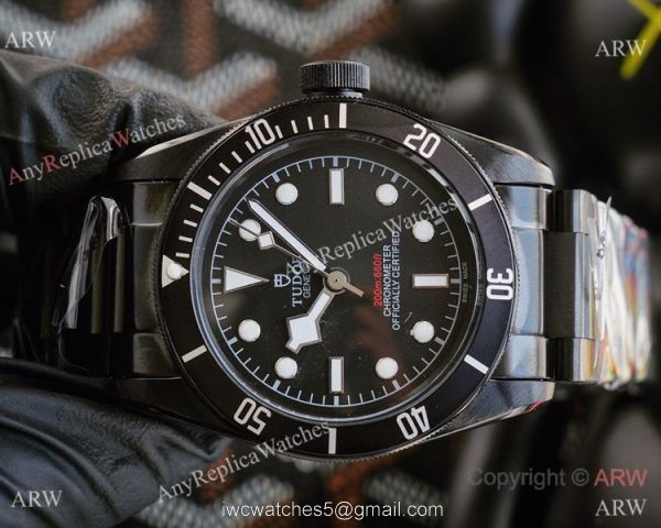 Vintage Tudor Heritage Replica Watch Solid Black Automatic 42mm 2