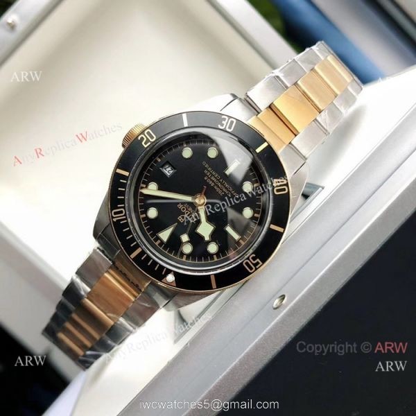 GD Factory Tudor Heritage Black Bay 2-Tone Black Matte Bezel Watch 2