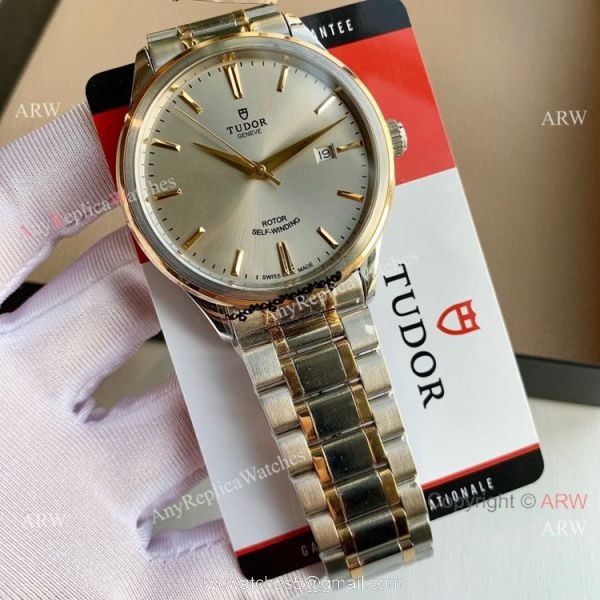 Swiss Quality Copy Tudor Geneve Ultra-thin Citizen 8215 Watches Stainless Steel Black Dial 2