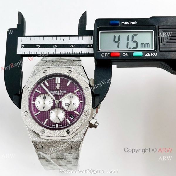 2021 New Copy Audemars Piguet Royal Oak Watch Frosted Gold Case Cherry Red Dial 2