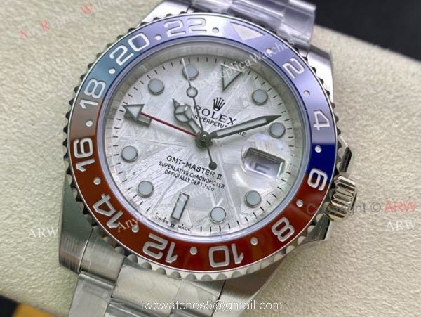 Super Clone 126719BLRO Rolex GMT Master II Pepsi Meteorite Watch Clean Factory 2
