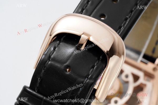 AB Factory Franck Muller Imperial Tourbillon Cintree Curvex Rose Gold Black Dial Watch 2021 New 2