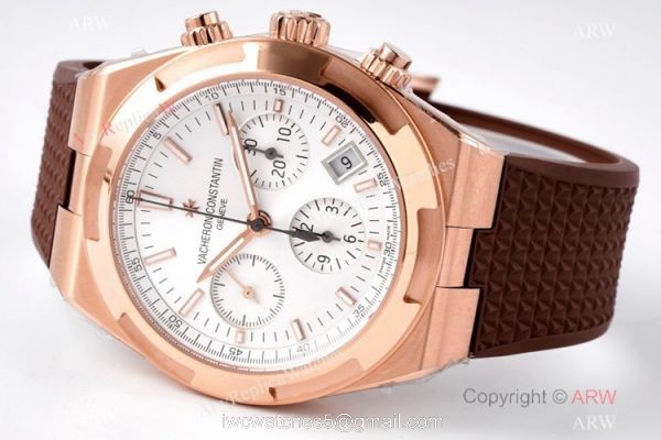 Swiss Vacheron Constantin Overseas Chronograph 8F V2 Rose Gold Watch 2021 New 2