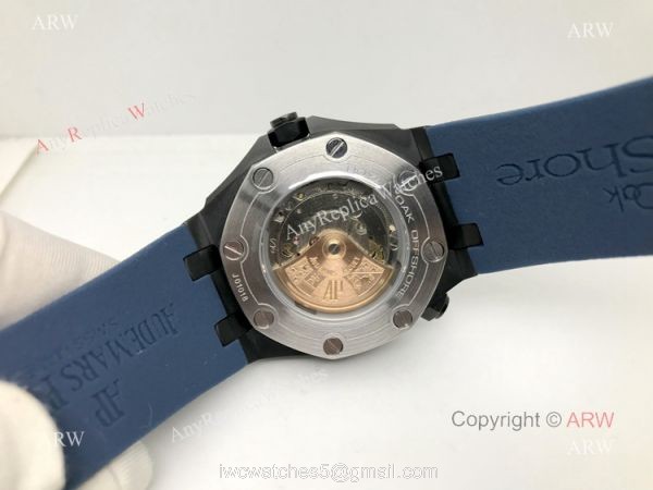 Copy Audemars Piguet Royal Oak Offshore Divers Automatic Watch Blue Dial 2