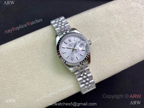 Swiss Copy Rolex Lady-Datejust Stainless steel Jubilee Watch 28mm for Women 2