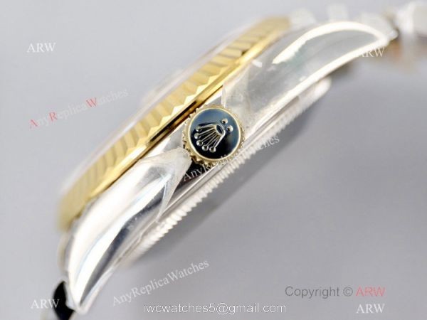 (EW)Swiss Clone Rolex Datejust 31mm Jubilee Watch 2-Tone Gray Dial with Diamonds 2