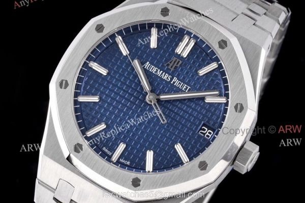 Superclone ZF Factory Audemars Piguet Royal Oak 15500 Blue Dial Watch 41mm 2