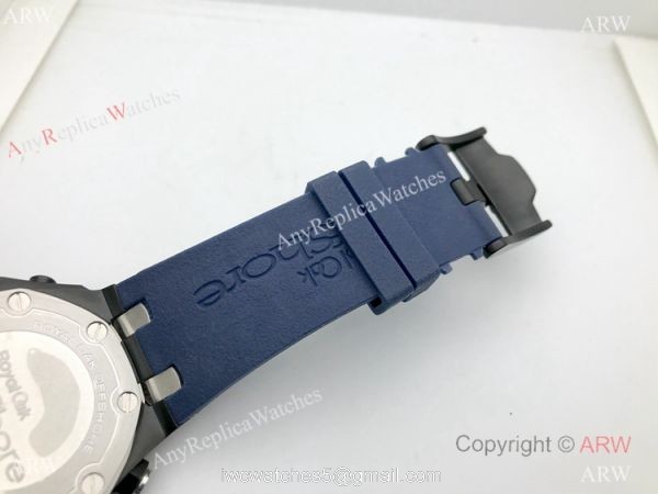 Copy Audemars Piguet Royal Oak Offshore Diver Chronograph Watch BlackBlue 2