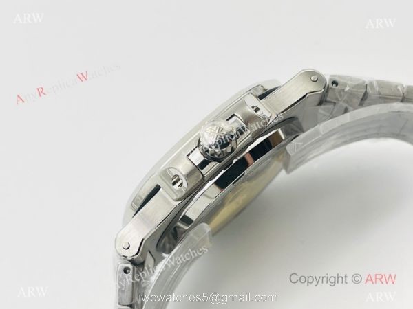 PFF Factory V4 Patek Philippe Nautilus Diamond Watch Swiss 9015 Bucherer Blue Dial 2