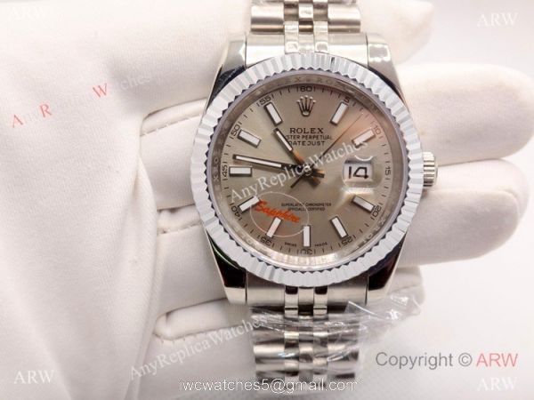Copy Rolex Datejust 36mm Jubilee Stainless Steel Watch Men 2