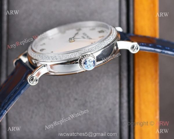 Swiss Patek Philippe Ultra-Thin Automatic Lady Watch Calatrava 7200R White Dial 2