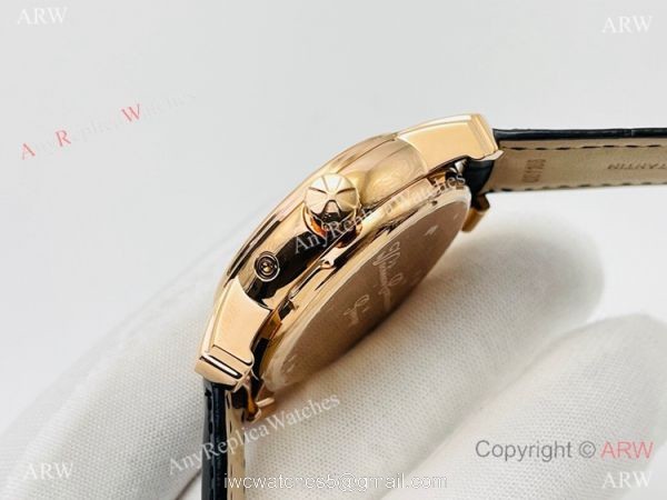 TWS Factory 1:1 Replica Vacheron Constantin Malte Dual Time Regulateur Watch 9015 Rose Gold Black 2