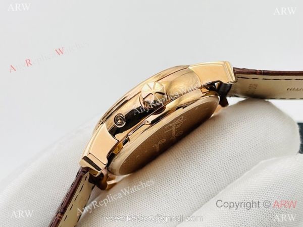 TWS Factory 1-1 Copy Vacheron Constantin Malte Dual Time Regulateur Watch 9015 Rose Gold White Dial 2