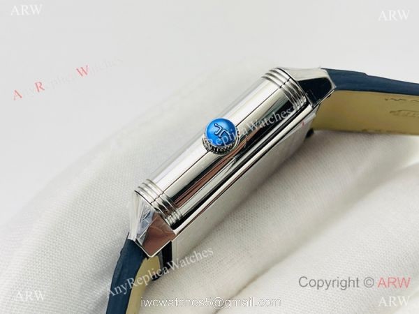 (ANF ) Grade 1A Replica Jaeger-LeCoultre Reverso Classic Large Duoface Small Seconds Watch 29mm Blue Dial 2
