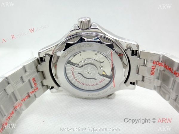 New Replica Omega Seamaster Diver 300m Watch Stainless Steel Case Blue Bezel 2