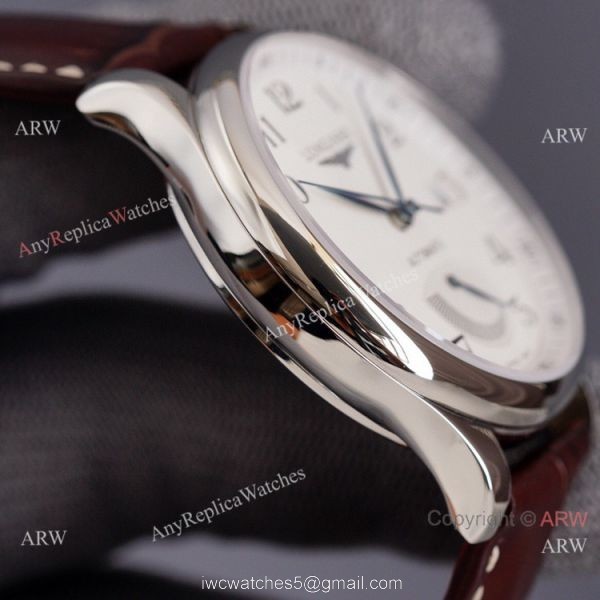 Swiss Replica Longines Master Power Reserve 38mm Watch Leather Strap 2824 Movement 2