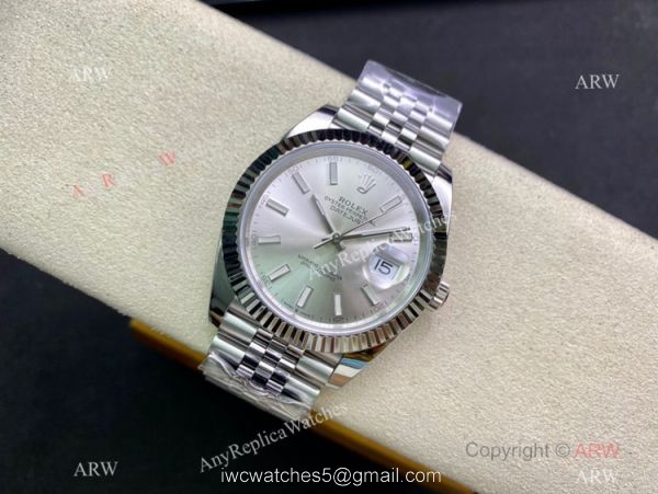 NEW Clean Factory Rolex Datejust II 41 Swiss 3235 Silver Dial Jubilee Bracelet 1-1 best edition Clean Datejust Watch 2