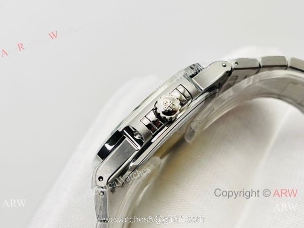 3K Factory 1:1 Best Patek Philippe Nautilus Ladies Cal.324 Watch Blue Face 34mm 2
