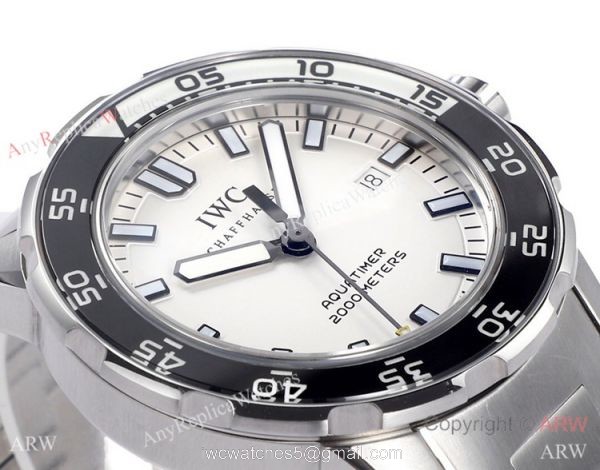 JVS Factory IWC Aquatimer Automatic 2000 Stainless Steel White Replica Watch 2022 New! 2