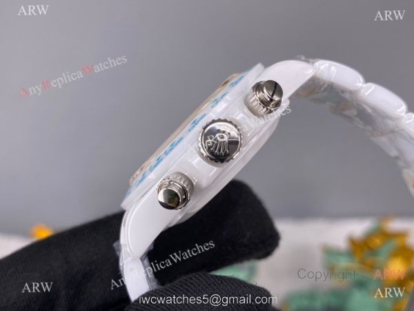 2022 New! AET Remould &8216;Abu Dhabi Sapphire Rolex Daytona Noob 4130 Baby blue Face Watch 2