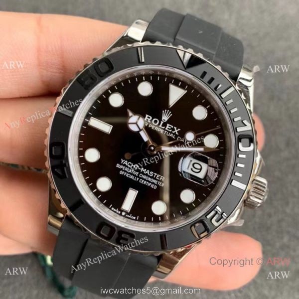 (JVS Factory) Rolex Yacht-master 42mm Oysterflex Strap JVS Swiss 3235 Movement 2