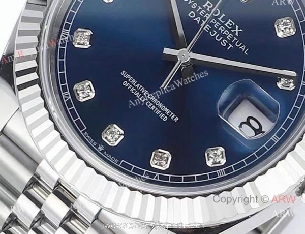 JVS Factory Swiss Rolex Datejust 41mm Blue Dial JVS New 3235 Movement (72hrs Power Reserve) 2