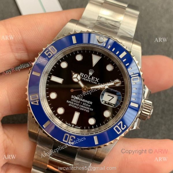 (JVS) Swiss Clone Rolex Submariner 126619lb JVS Swiss 3235 Watch Blue Ceramic 41 mm 2