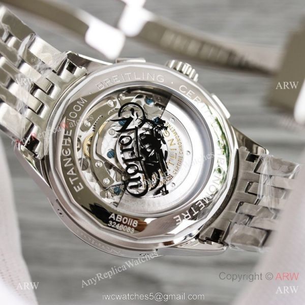 Swiss Breitling Premier Chronograph Norton Edition BLS Asia 7750 Stainless Steel Black Arabic Watch 2
