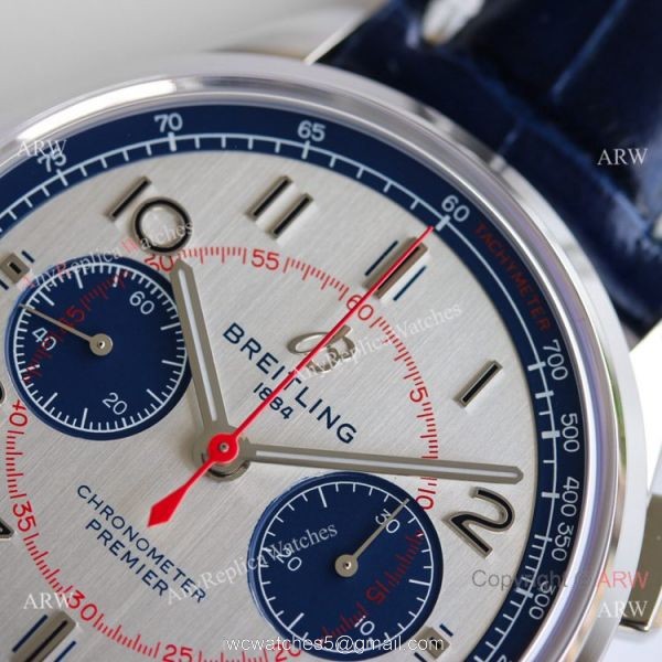 GF Factory Breitling Premier B01 Bentley Limited Edition Watch A7750 Blue Arabic Markers 42mm 2