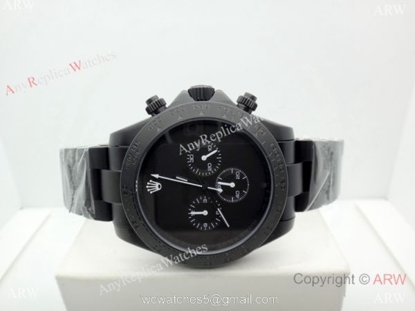 Newest Replica Rolex Daytona Automatic Watch w/ All Black Case 2