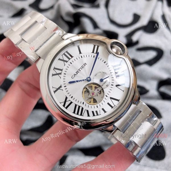 Ballon Bleu de Cartier 82S5 Replica Watch Two Tone Rose Gold Swiss Quality 2