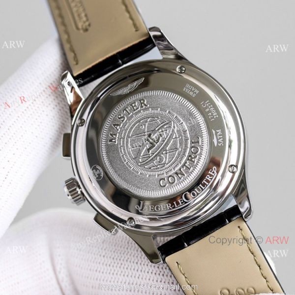 Swiss Copy Jaeger-LeCoultre Master Chronograph Watch Silver Dial 2020 New 2
