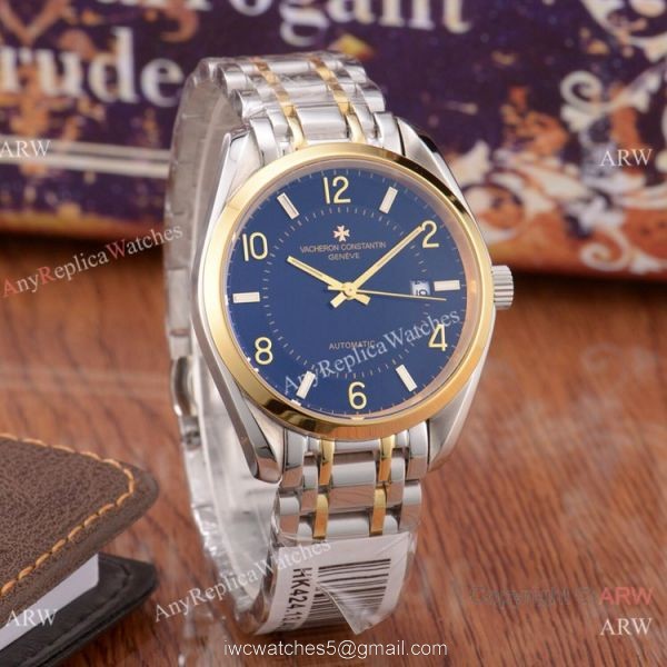 Buy Copy Vacheron Constantin Geneve Watches 2-Tone White Face 2