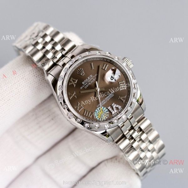 Swiss Copy Rolex Oyster Perpetual Datejust 31mm Watch Pink and Jubilee 2