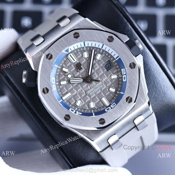 Swiss Copy Audemars Piguet Royal Oak Offshore Diver AP 3120 Olive Green Face 2