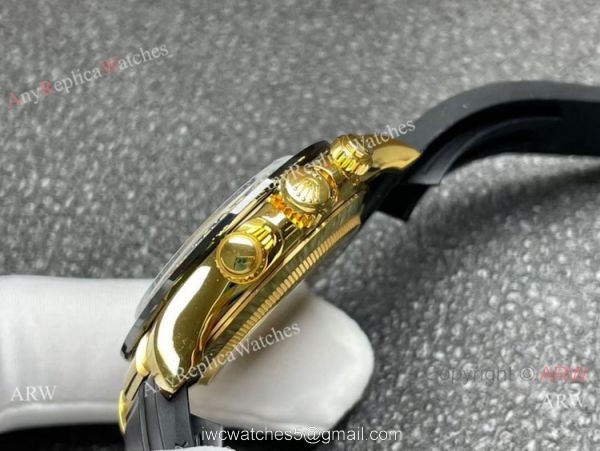 Noob Factory 1:1 Cal.4130 Rolex Daytona Gold Case Panda Dial watch 40mm for Men 2