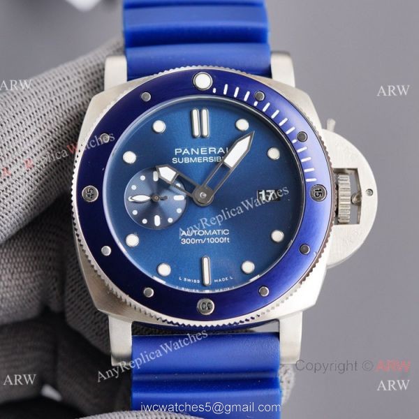 Copy Panerai Luminor Submersible Camo Rubber Strap Watch Pam1068 2