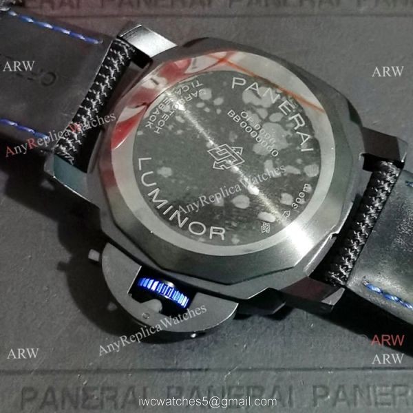 Clone Panerai Luminor GMT &8216;Bucherer Blue PAM 1176 Watch Blacksteel 2