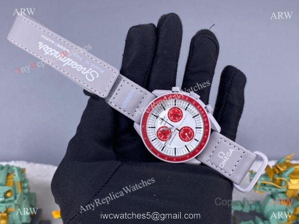 2022 New! Replica Swatch x Omega Mission to Mars Watch Bioceramic Case 2