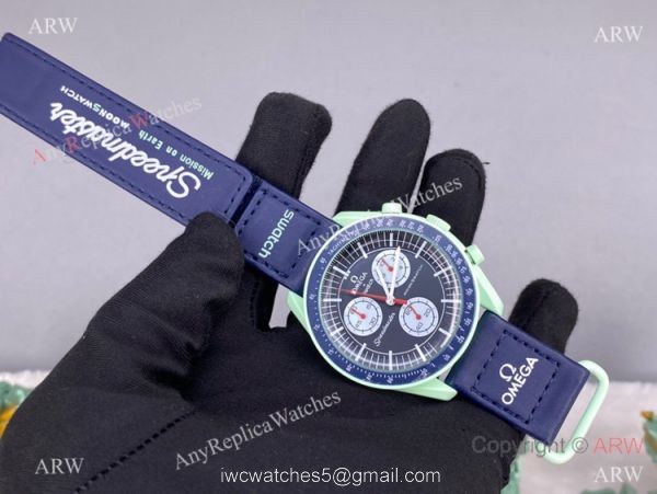 2022 New! Swatch x Omega Bioceramic Moonswatch Mission to Earth for Sale 2